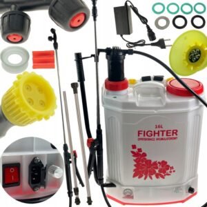 Opryskiwacz akumulatorowy plecakowy FIGHTER 16L FT-688 2w1 z pompką ręczną