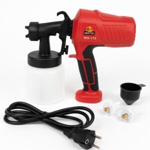 Elektryczny Pistolet do Malowania MEISTER MS-115 850W – Agregat Natryskowy, 3 Dysze, 800 ml