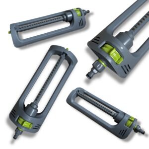 Zraszacz Ogrodowy Wahadłowy GREENPRO 45 cm, 19 Dysz, Regulacja, Filtr, 220 m²