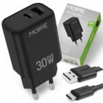 Ładowarka GaN 30W M301 – szybkie i bezpieczne ładowanie USB-C i USB-A