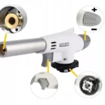 Palnik Gazowy Automatyczny Zapalarka Biały Kartusz