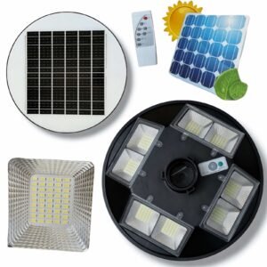 Lampa uliczna solarna UFO LED 2000W 240 LED 15000lm + Pilot