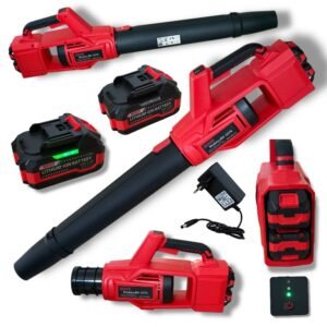 Akumulatorowa dmuchawa do liści BOXER BX-3275 48V 6.0Ah, 2 akumulatory, 3 prędkości, 580 CFM