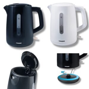 Czajnik TIROSS TS2707 1,7 l – moc 1850–2200 W, wskaźnik wody