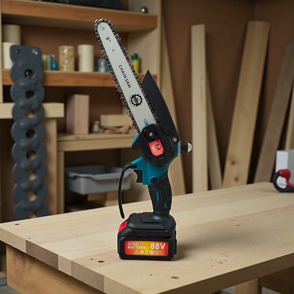 Zestaw akumulatorowy 3w1 Piła łańcuchowa + Sekator + Wysięgnik teleskopowy 88VF z 2 akumulatorami - obrazek 2