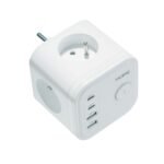 MORRE M402 Rozgałęziacz zasilania 7w1 – kostka z gniazdami i USB (3×230V, 2×USB-A, 2×USB-C, 3680W)