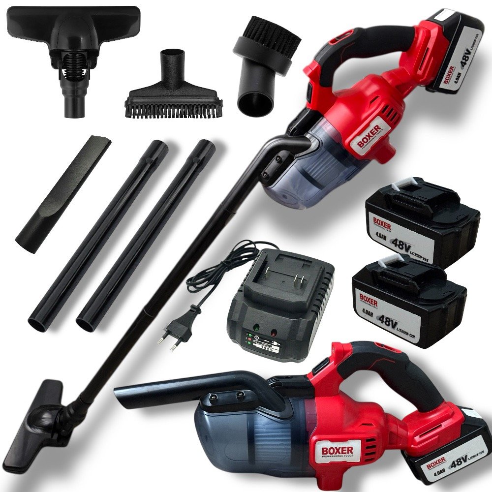 Odkurzacz bezprzewodowy BOXER BX-3292 48Vf do domu i auta